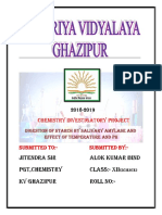 Jitendra Sir PGT, Chemistry KV Ghazipur Alok Kumar Bind PGT, Chemistry Class:-Xii Roll No: - Alok Kumar Bind