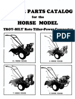 Rototiller Parts Manual