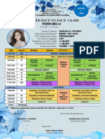 0 Grade 3 Class Program Limited Face To Face