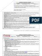 PD-GCL-06 Procedimiento para El Control de Salidas No Conformes