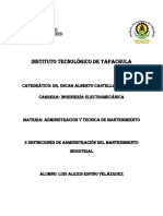 Administracion de Mantenimiento Industrial Unidad 1