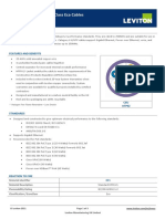 Category 6 U/Utp Euroclass Eca Cables: Datasheet: Gd102051V17