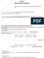 Optimization Techniques: Syllabus