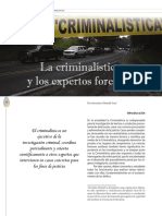 02 La Criminalística y Los Expertos Forneces