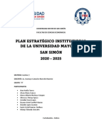 Grupo 8 Plan Estratégico Umss