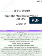 2 - ICSE - IX - Eng - The Merchant of Venice - Act One