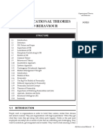 Organisational Theories and Behaviour M.Com-101