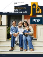 State of Black RI Home Ownership Report June 2022