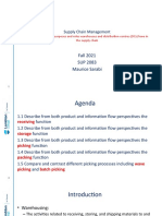 WK 1 CLO 1 - Describe The Purposes and Roles Warehouses and Distribution Centres (DCS) Have in The Supply Chain