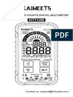 Manual Multimetru HT 112B