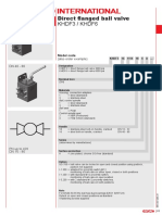 Khdf3 / Khdf6: Direct Flanged Ball Valve