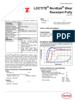 Loctite Nordbak Wear Resistant Putty: Product Description Mixed