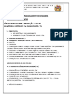 Plano de Aula 13 À 15 de Junho. Suelen