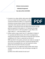 Wireless Communication Assignment - 2022