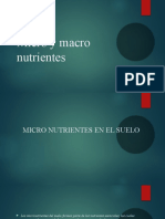 Micro y Macro Nutrientes