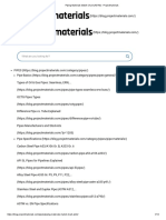 Piping Materials Match Chart (ASTM) - Projectmaterials