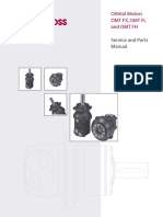 Service and Parts Manual: Orbital Motors Omt FX, Omt FL and Omt FH