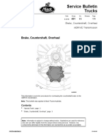 TSB-mDRIVE BRAKE COUNTERSHAFT OVERHAUL