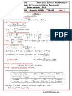 Examen National Physique Chimie Sciences Maths 2018 Normale Corrige