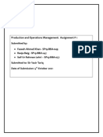 POM GRPUP ASSIGNMENT 1 Case Study