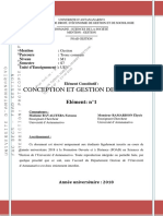 Conception Et Gestion de Projet 2018 M1 S7 Element N 1