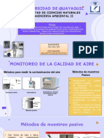 Exposicion - Metodos de Monitoreo de La Calidad de Aire