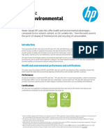 HP Latex Inks: Health and Environmental Advantages: Technical White Paper