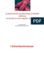 13 - Classification Des Bactéries D'intérêt Médical - Les Bacilles À Gram (-) Non Exigeants