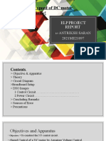 Controlling Speed of DC Motor Using 555 Timer!: Elp Project