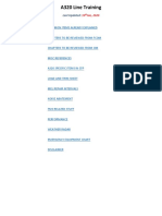 A320 Line Training: Last Updated