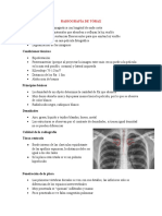 Radiografía de Tórax