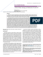 Assessing The Need For School Clinic During An Outbreak of Covid19 Pandemic in Nigeria