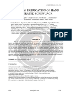 Design & Fabrication of Hand Operated Screw Jack: Prof. Gaurav Nagdive, Dipak Sonwane, Anil Bodkhe, Omesh Lilhare