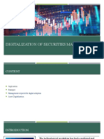 Digitalization of Securities Market