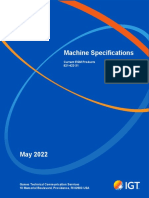 Electrical Specifications MachineSpecifications