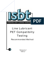 Line Lubricant Testing