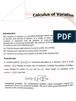 Calculus of Variation