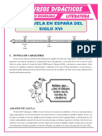 La Novela en España para Segundo de Secundaria