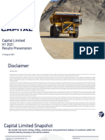 Capital Limited: H1 2021 Results Presentation