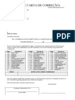 Modelo de Carta de Correção 1