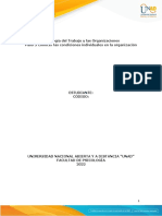 Paso 3 Psicología Del Trabajo y Las Organizaciones