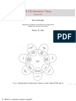 EE 533 Information Theory: Barı S Nakibo Glu