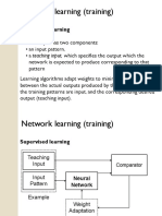 Network Learning (Training)