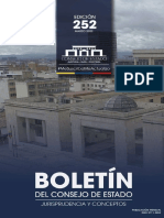 Boletín Del Consejo de Estado - Jurisprudencia y Conceptos - No 252