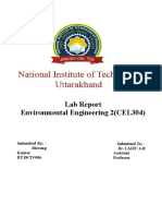 Lab Report Environmental Engineering 2 (CEL304)