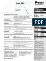 Ficha Técnica Cable PANDUIT Category 6A