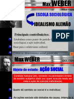 Max Weber - Teoria e Método