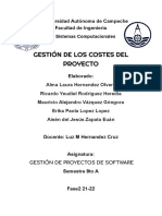 Gestión de Los Costes Del Proyecto