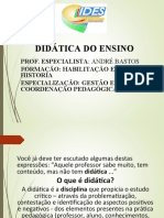 Didática Do Ensino