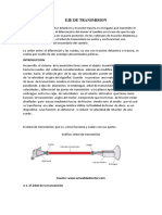 Primera Parte Del Eje de Transmision